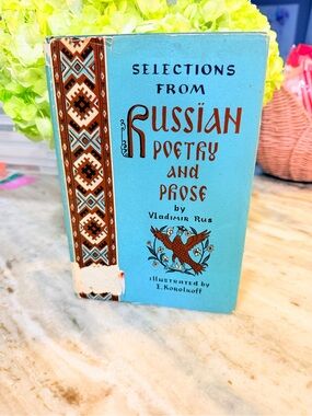 Selections of Russian Poetry Vintage Hardcover Book of Poems